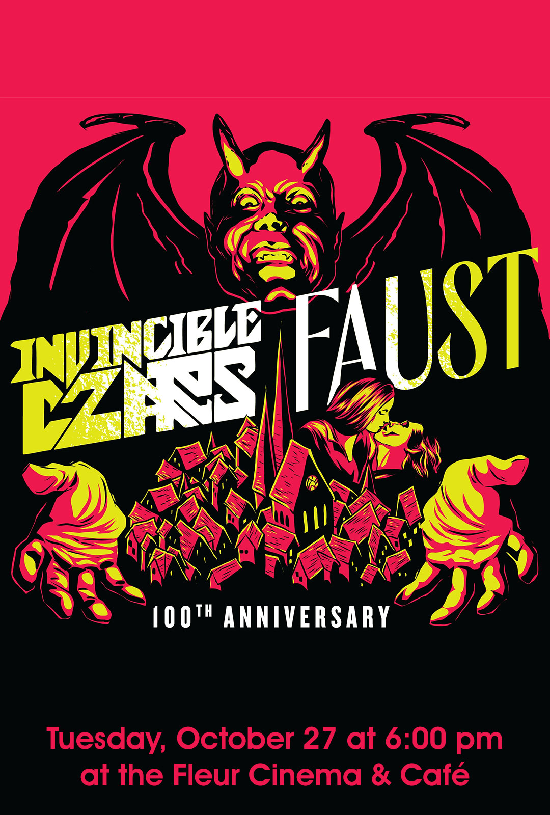 Faust with the Invincible Czars at the Fleur Cinema & Cafe in Des Moines, IA